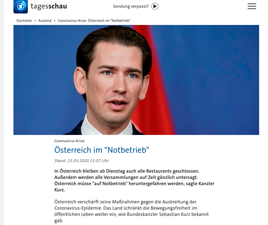 screenshot tagesschau.de