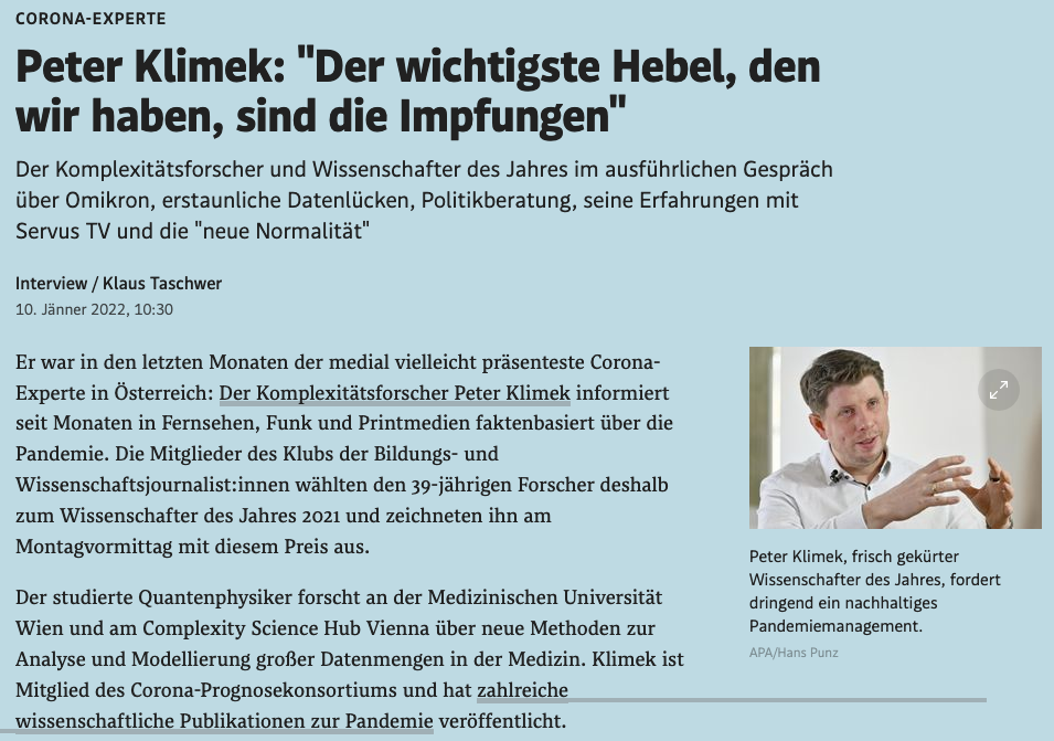screenshot derstandard.at