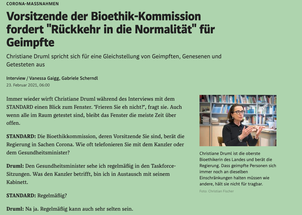 screenshot derstandard.de