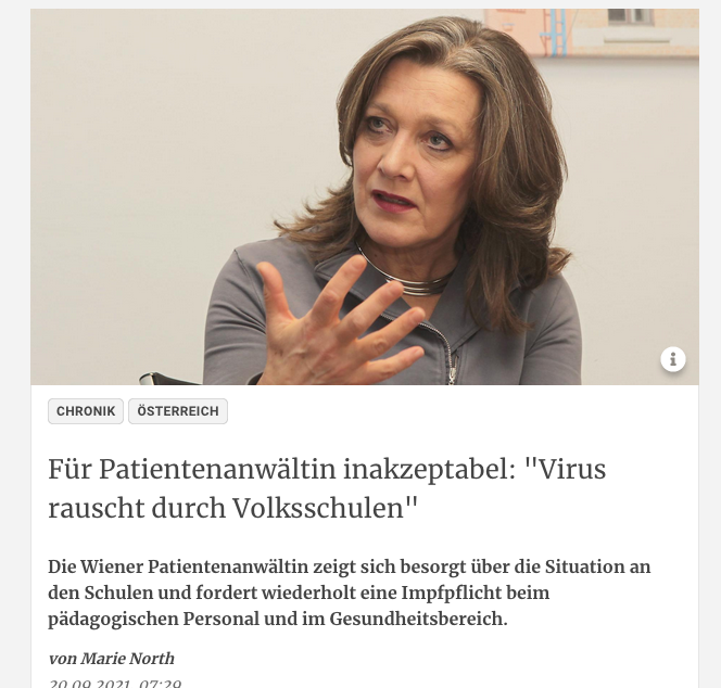 screenshot kurier.at