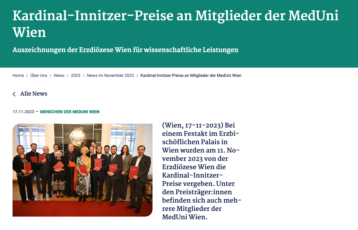 screenshot meduniwien