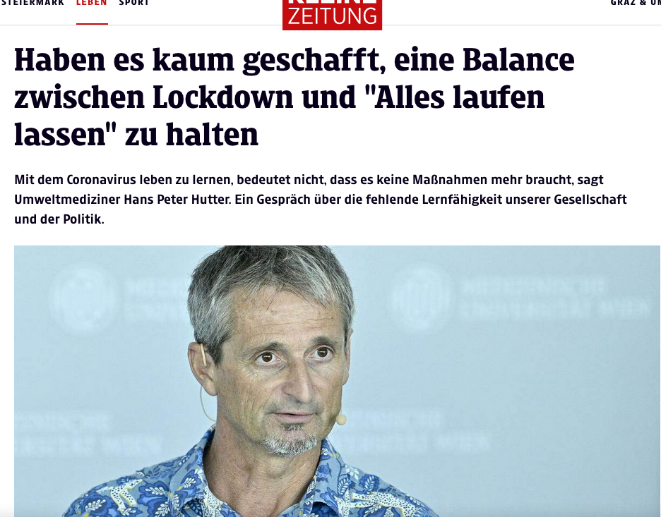 screenshot kleinezeitung.at