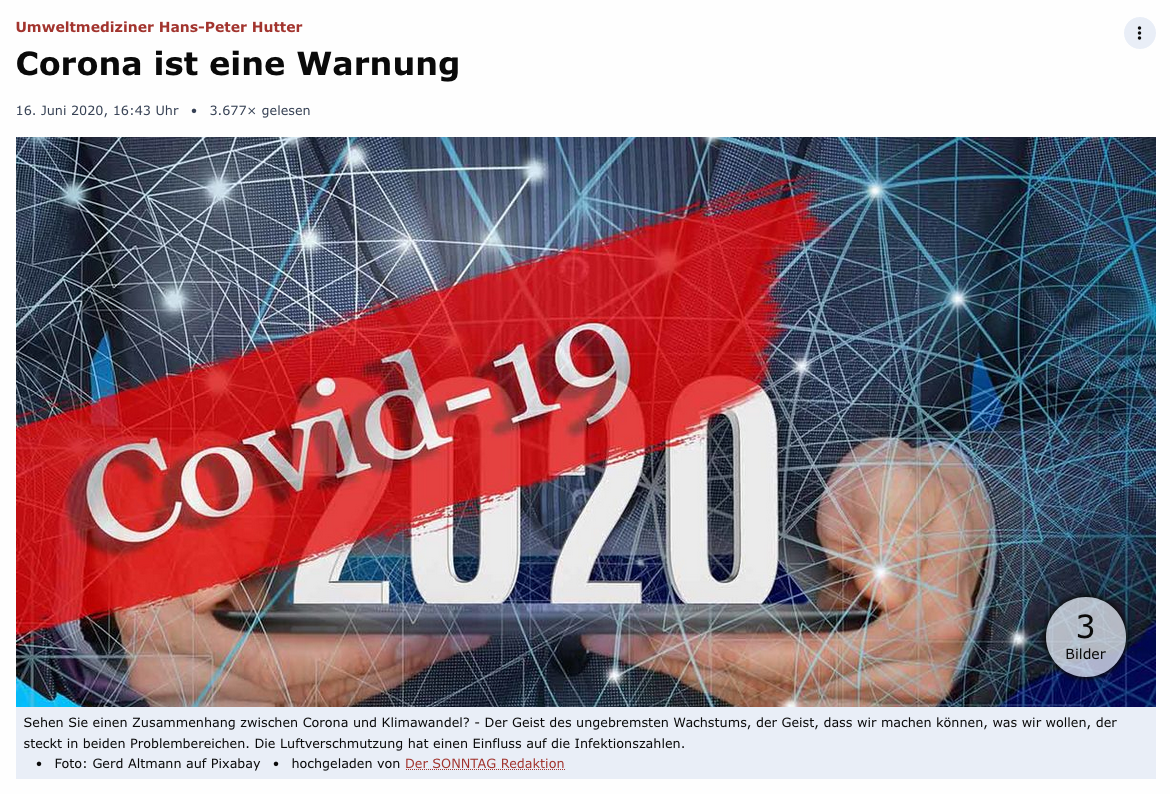 screenshot meinekirchenzeitung.at